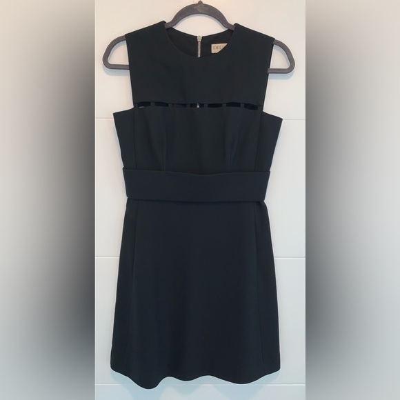 Emilio Pucci Black Shift Cut Out Dress Size 4 - Picture 3 of 7